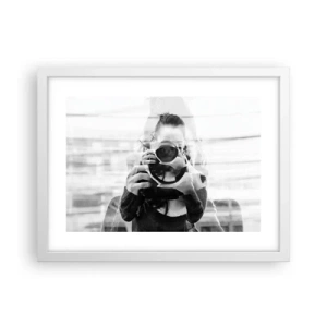 Póster en marco blanco - Creador y creación - 40x30 cm