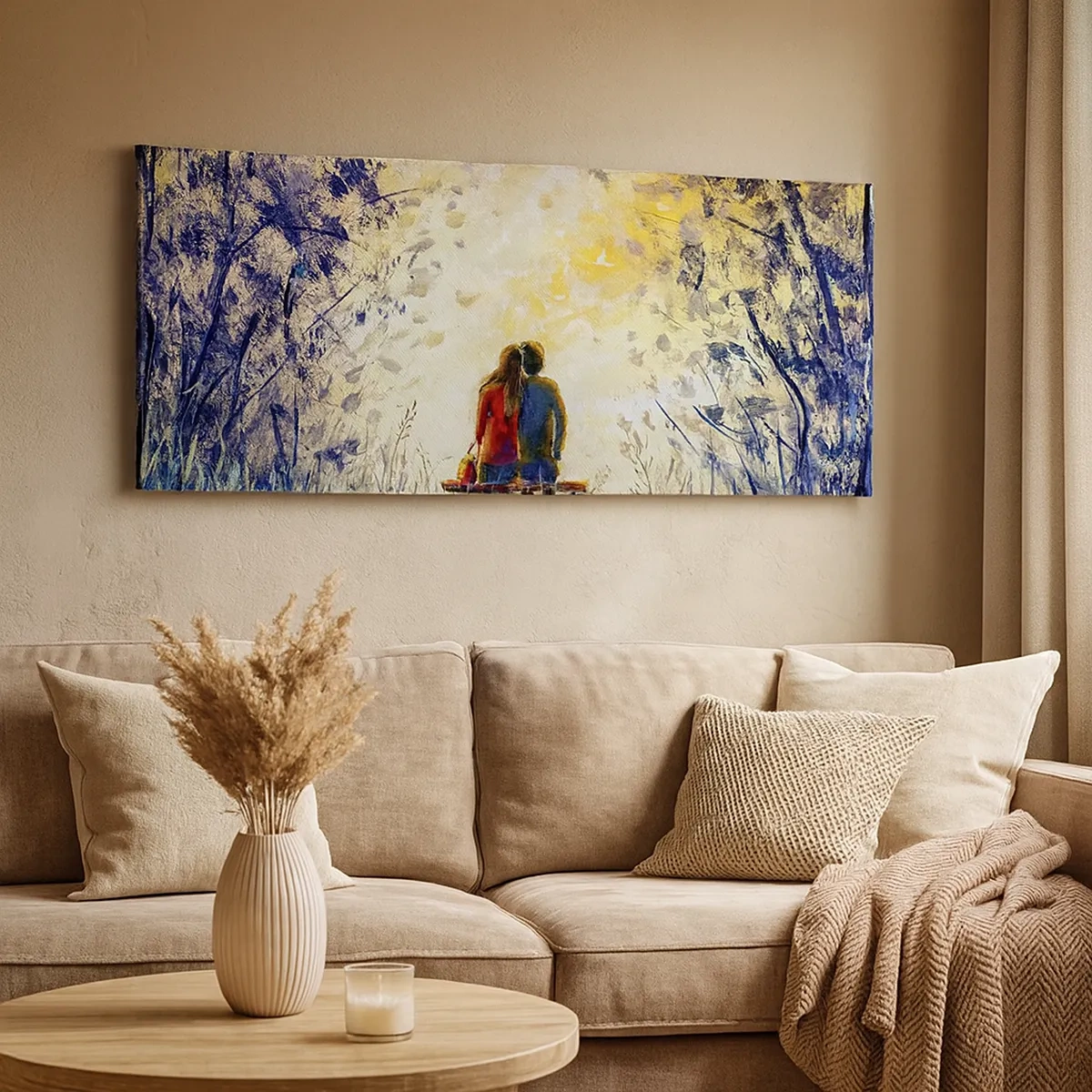 Cuadro sobre lienzo - Impresión de Imagen - Un momento mágico - 30x30 cm