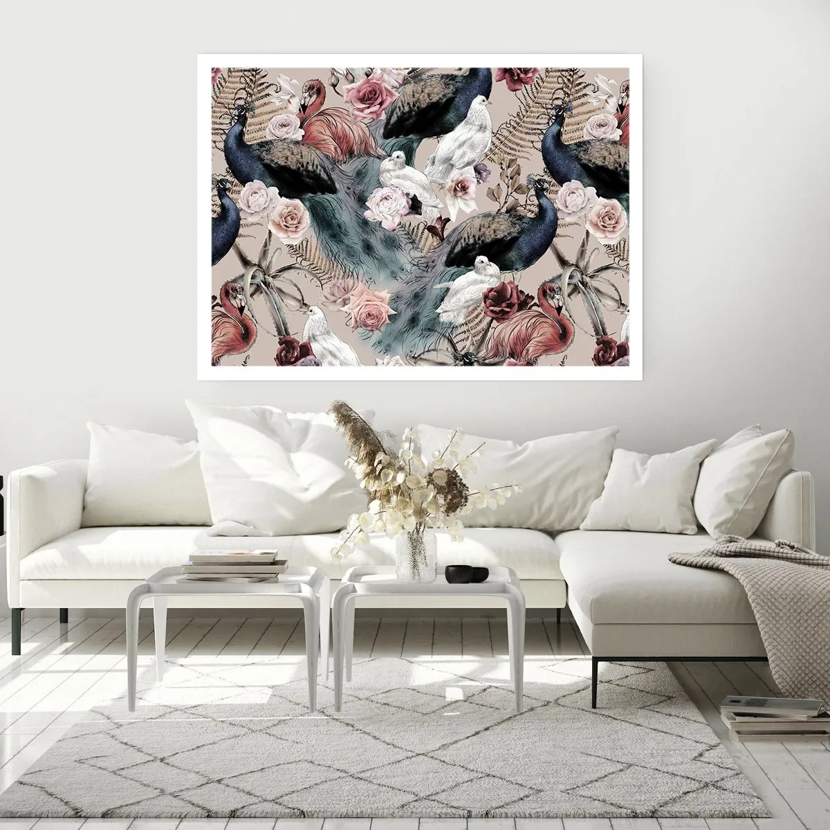 Póster - En un jardín de palacio - 50x40 cm