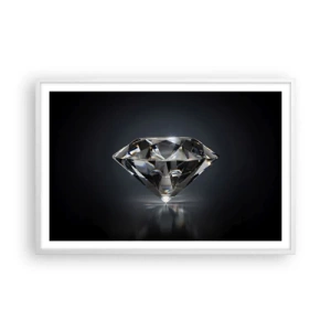 Póster en marco blanco - Riqueza y belleza - 91x61 cm