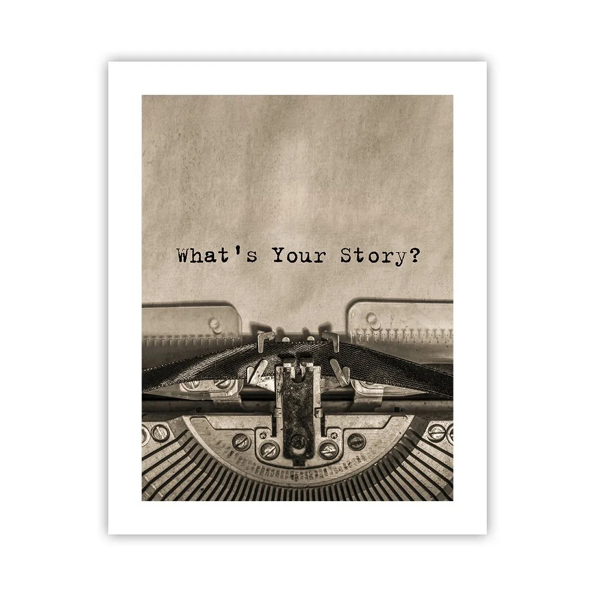 Póster - Solo espero una respuesta - 40x50 cm