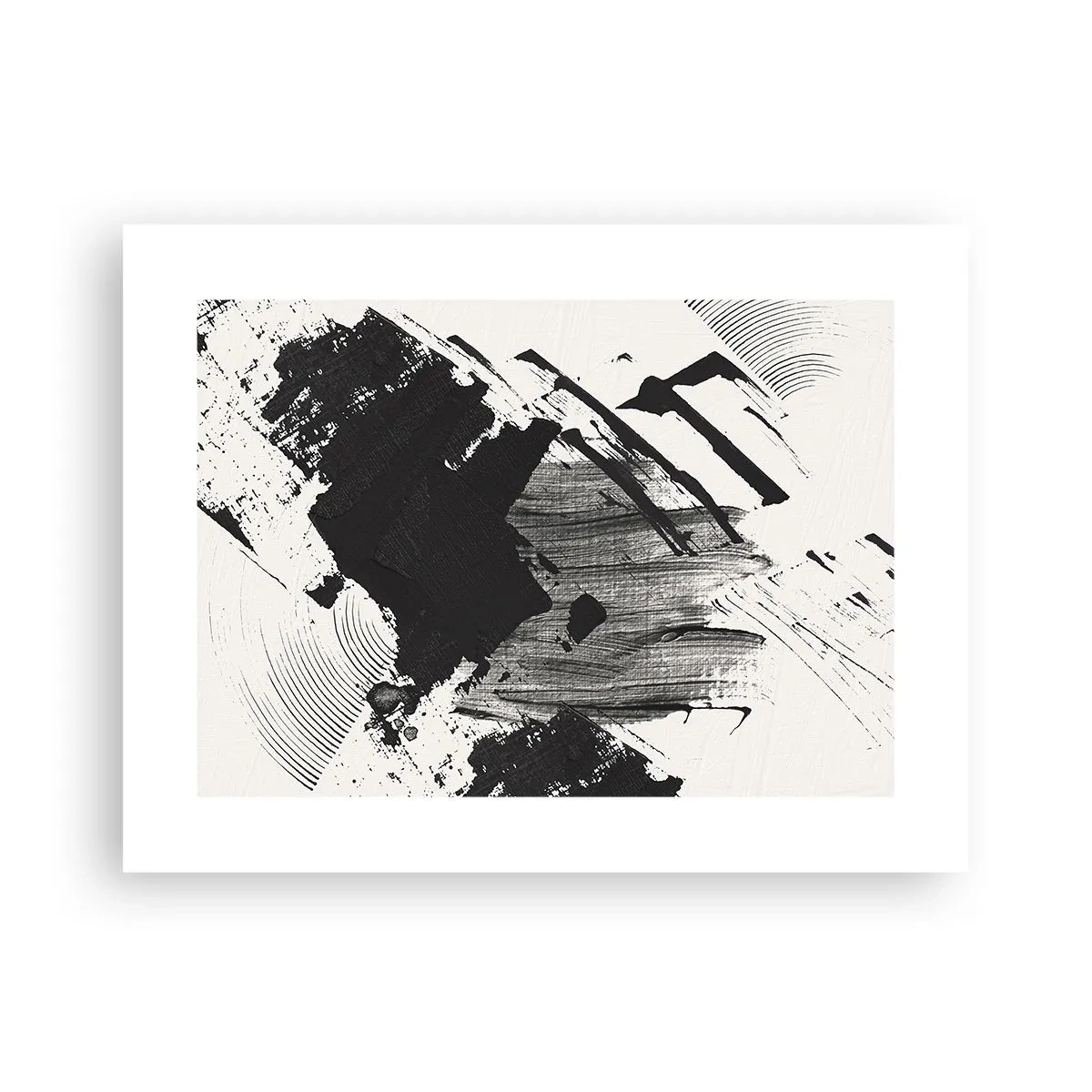 Póster - Abstracción: la expresión del negro - 40x30 cm