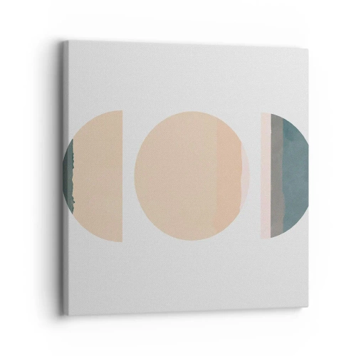 Cuadro sobre lienzo - Impresión de Imagen - Círculo tras círculo - 30x30 cm