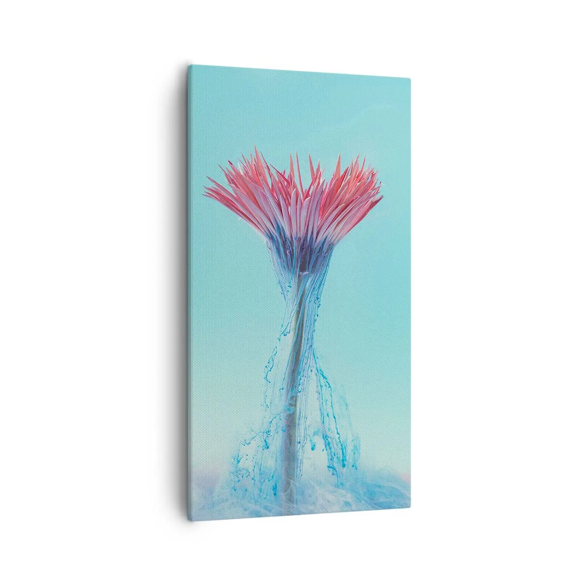 Cuadro sobre lienzo - Impresión de Imagen - En un abrazo vigorizante - 55x100 cm