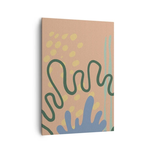 Cuadro sobre lienzo - Impresión de Imagen - Abstracción: la diversidad de la naturaleza - 70x100 cm