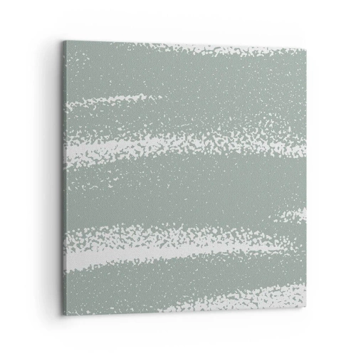 Cuadro sobre lienzo - Impresión de Imagen - Abstracción invernal - 60x60 cm