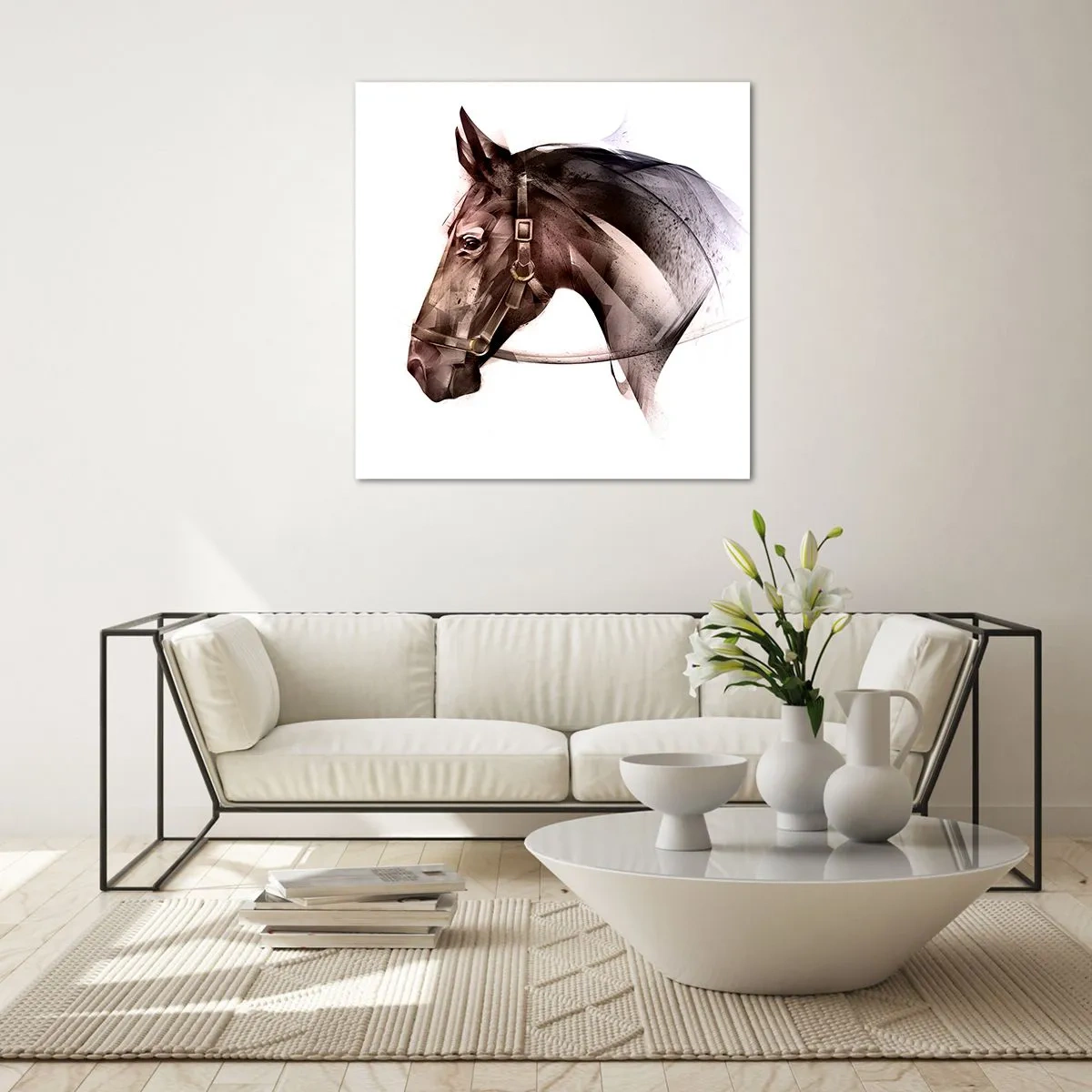 Cuadro sobre vidrio - Impresiones sobre Vidrio - Elegancia - 70x70 cm