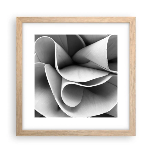 Póster en marco roble claro - Sucede en el espacio - 30x30 cm