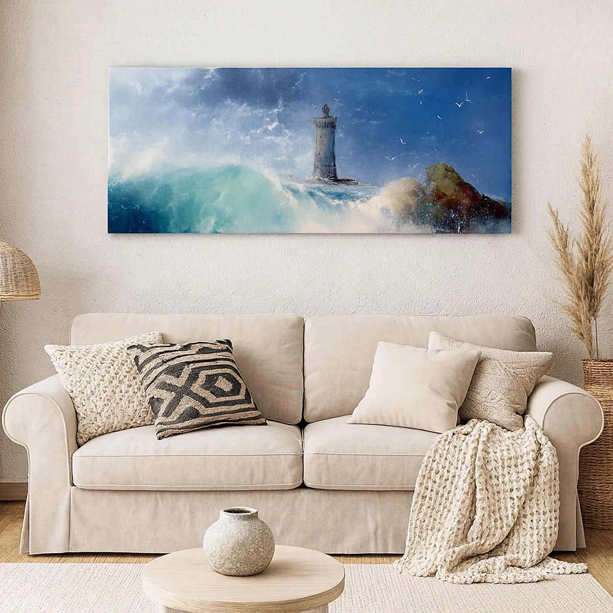 Cuadro sobre lienzo - Impresión de Imagen - En guardia contra los elementos - 30x30 cm