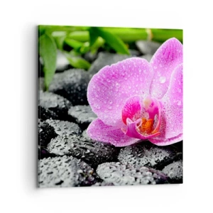 Cuadro sobre lienzo - Impresión de Imagen - Como un corazón abierto - 70x70 cm