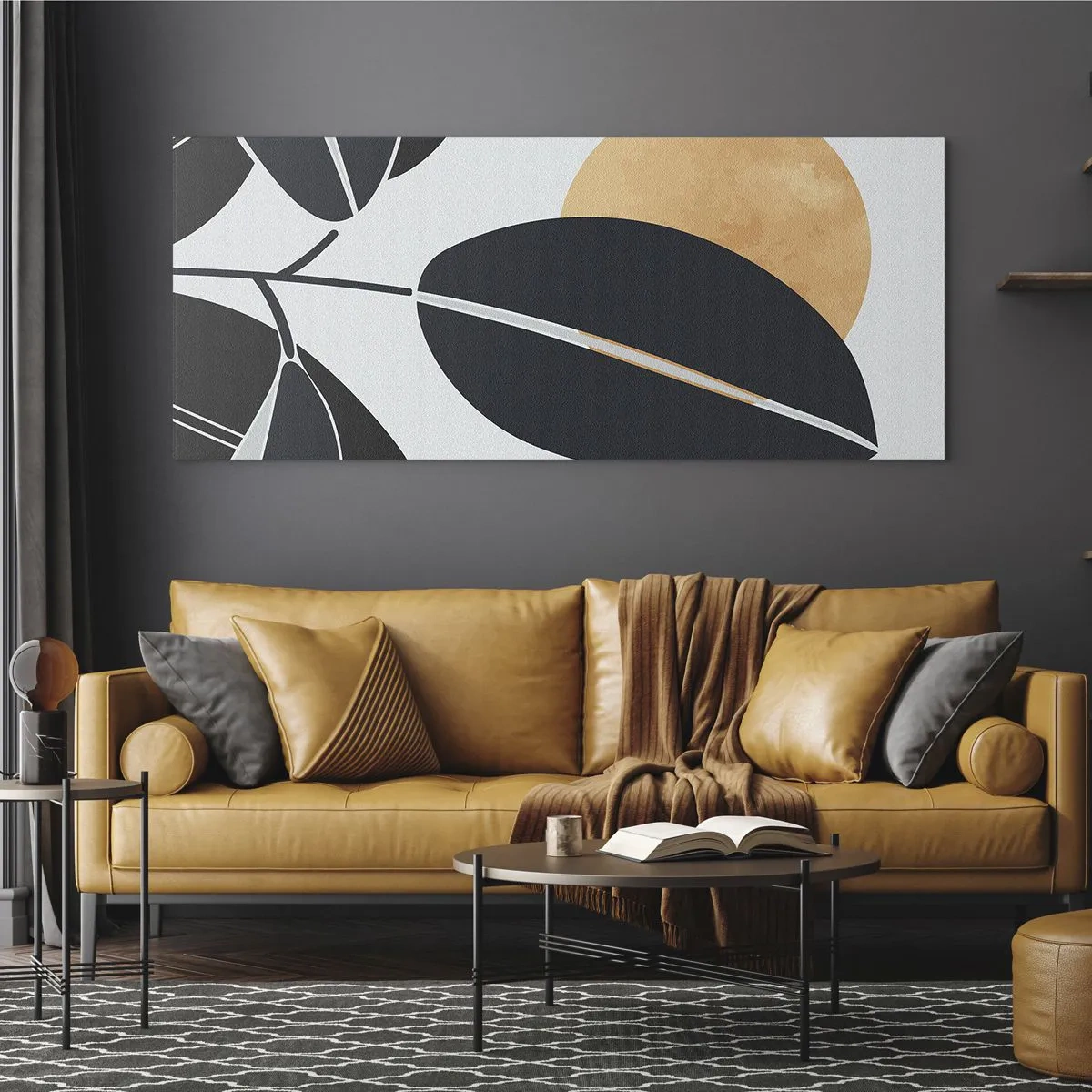 Cuadro sobre vidrio - Impresiones sobre Vidrio - Un día de verano caluroso - 100x40 cm