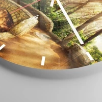 Esfera sin numeración, con rayas