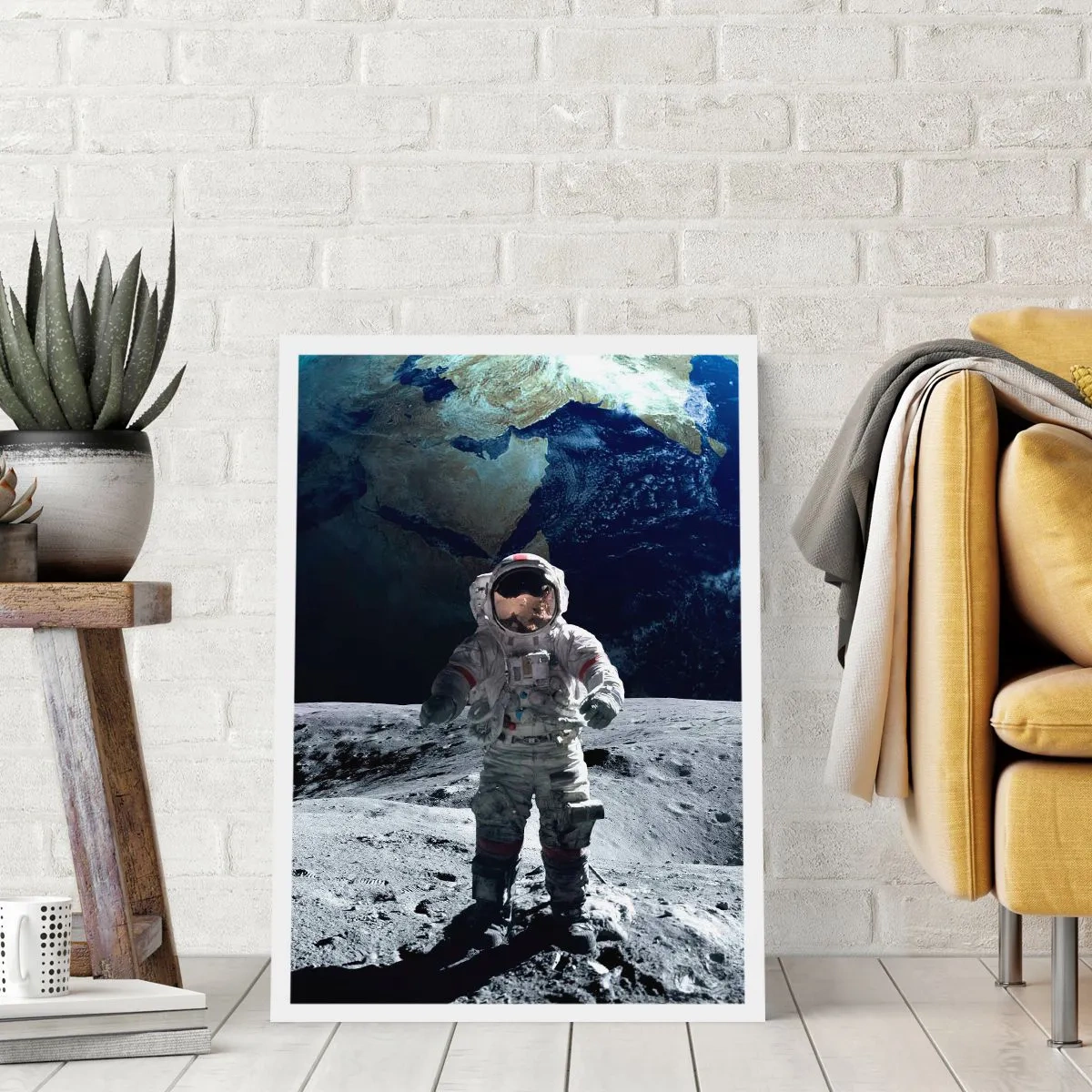 Póster - Saludos desde la Luna - 70x100 cm
