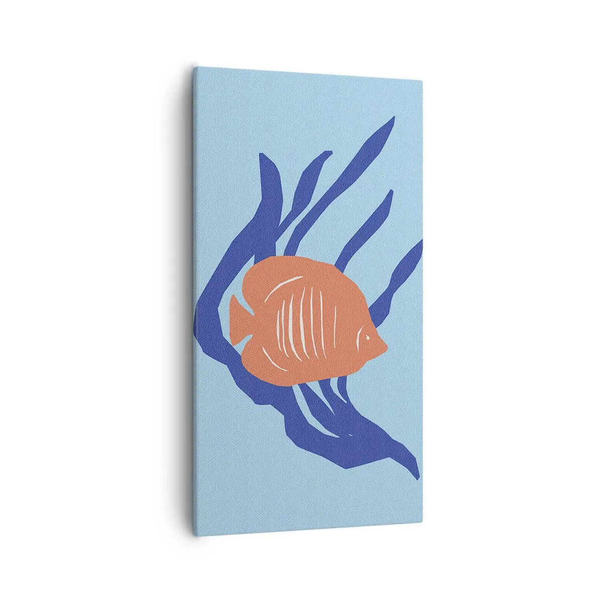Cuadro sobre lienzo - Impresión de Imagen - Habitante de las aguas coralinas - 55x100 cm