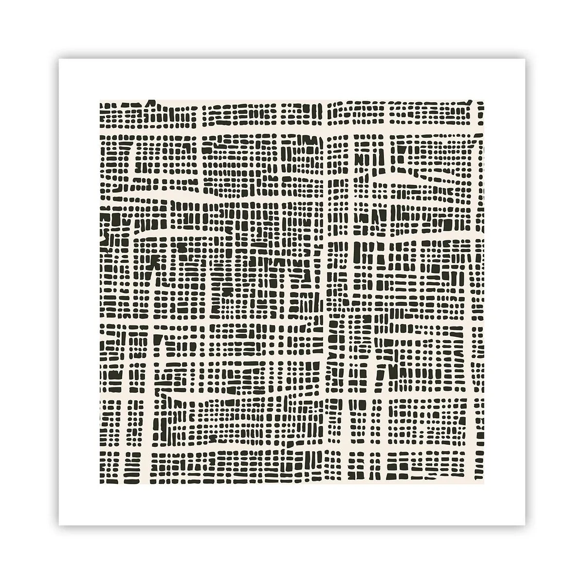 Póster - Composición del tejido - 40x40 cm