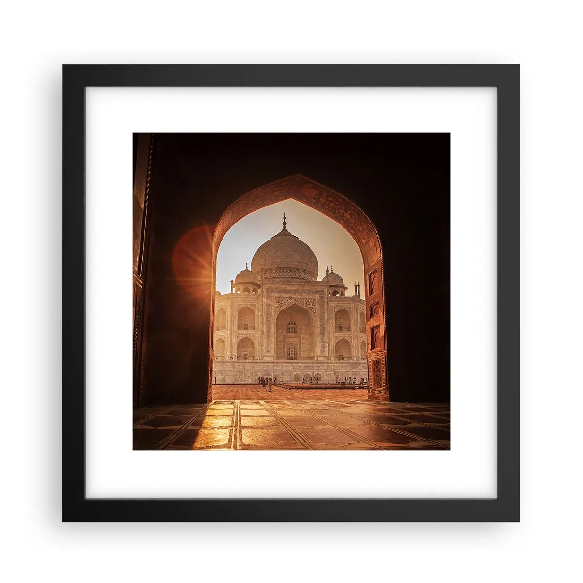 Póster en marco negro - Un monumento al amor sobrenatural - 30x30 cm