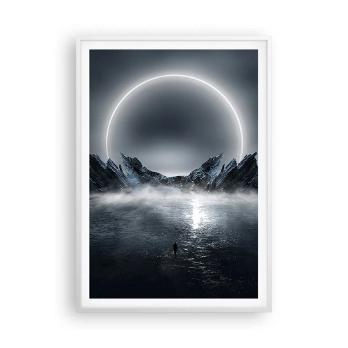 Póster en marco blanco - El final del cuento - 70x100 cm