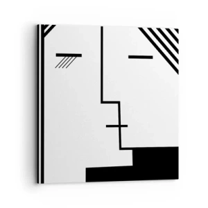 Cuadro sobre lienzo - Impresión de Imagen - Solo un beso - 70x70 cm