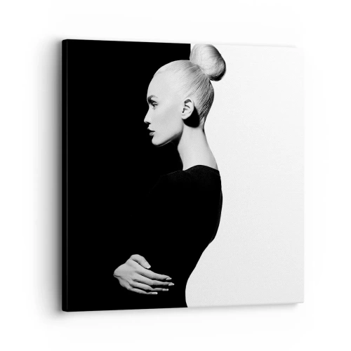 Cuadro sobre lienzo - Impresión de Imagen - Simplemente femenina - 30x30 cm