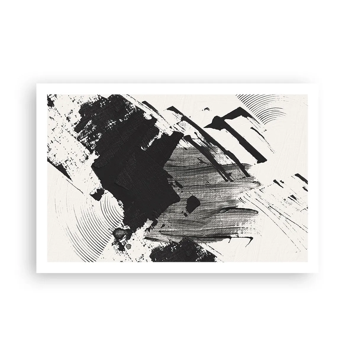 Póster - Abstracción: la expresión del negro - 91x61 cm