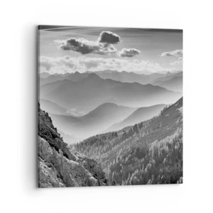 Cuadro sobre lienzo - Impresión de Imagen - Hasta el horizonte - 70x70 cm