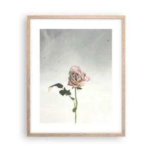 Póster en marco roble claro - Bienvenida a la primavera - 40x50 cm