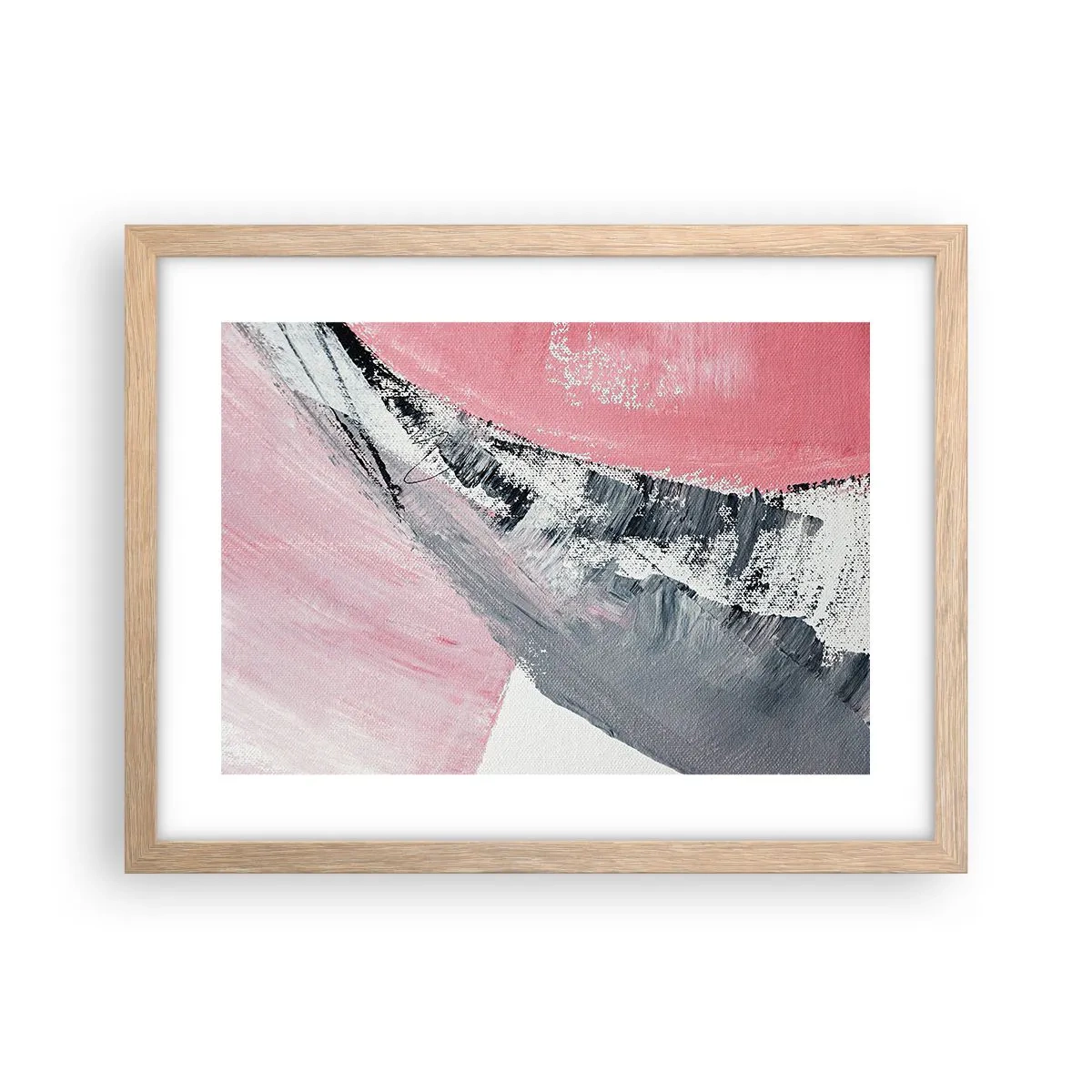 Póster en marco roble claro - Composición a juego - 40x30 cm