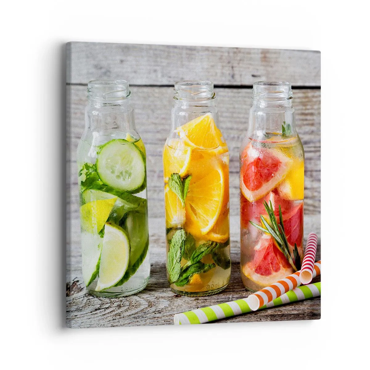 Cuadro sobre lienzo - Impresión de Imagen - Saludable por naturaleza - 40x40 cm