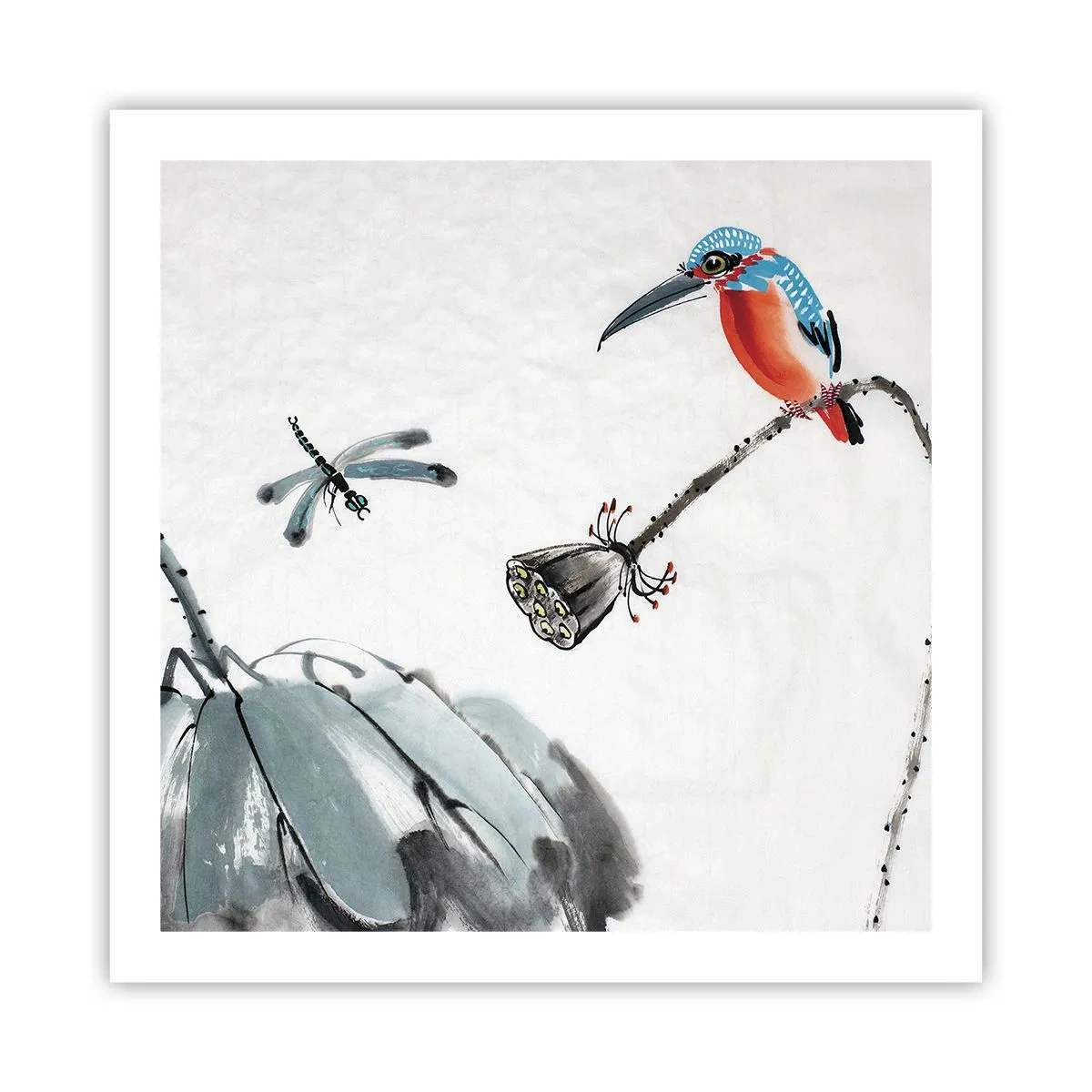 Póster - La vida de la pradera - 60x60 cm