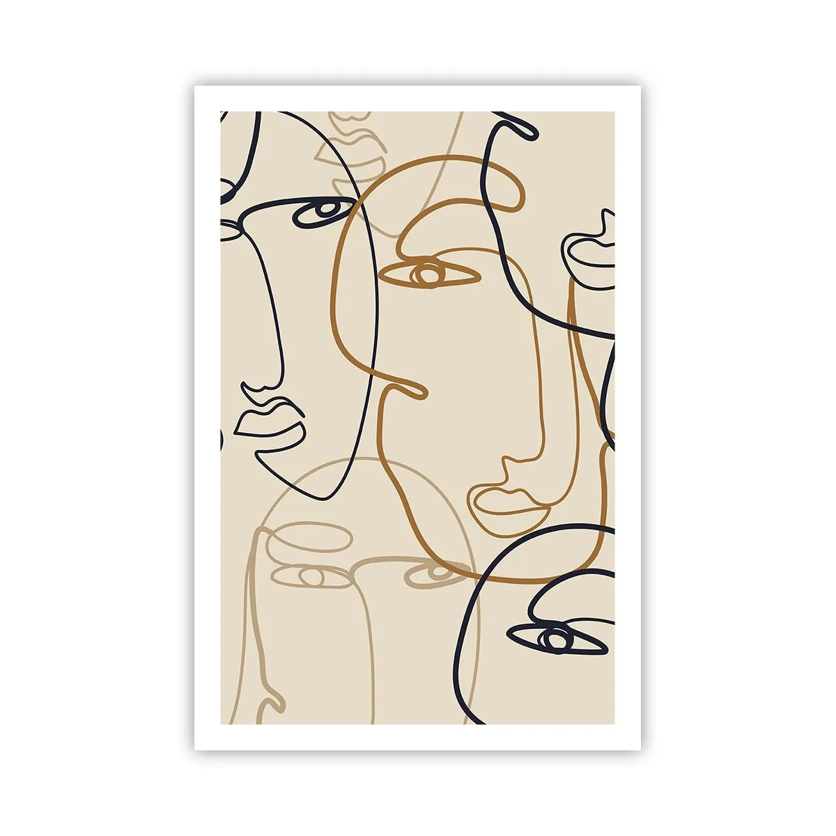 Póster - Retrato multiplicado - 61x91 cm