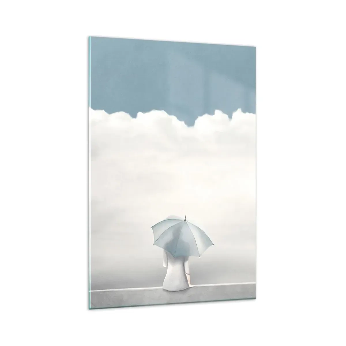 Cuadro sobre vidrio - Impresiones sobre Vidrio - En el límite de la realidad y los sueños - 80x120 cm