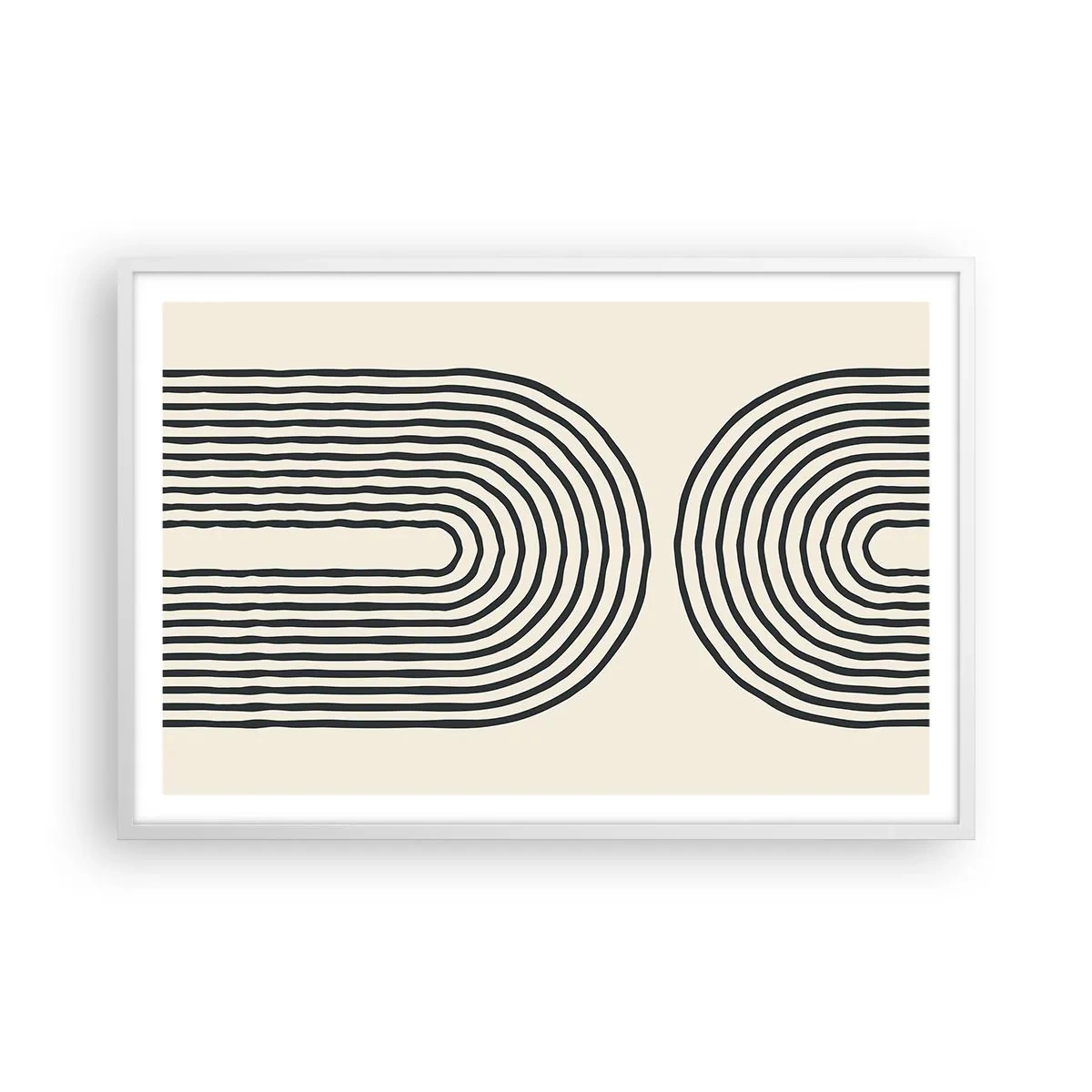 Póster en marco blanco - Próximamente... - 91x61 cm