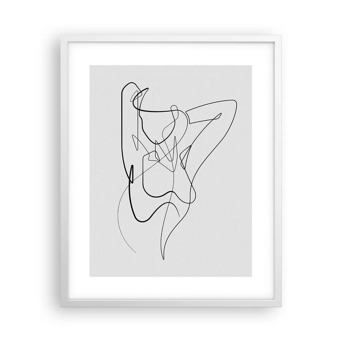 Póster en marco blanco - Realmente, tal y como eres - 40x50 cm