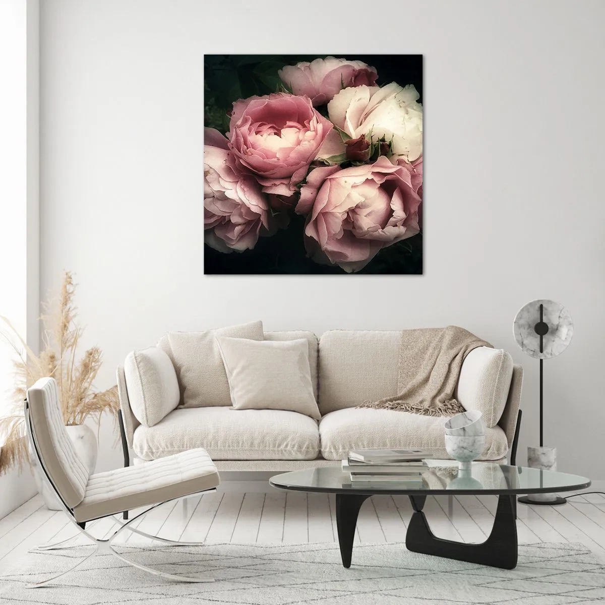 Cuadro sobre vidrio - Impresiones sobre Vidrio - El encanto de la belle époque - 70x70 cm