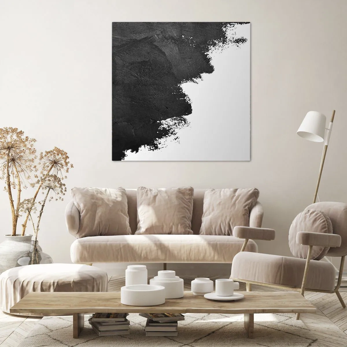 Cuadro sobre lienzo - Impresión de Imagen - Elementos: tierra - 60x60 cm