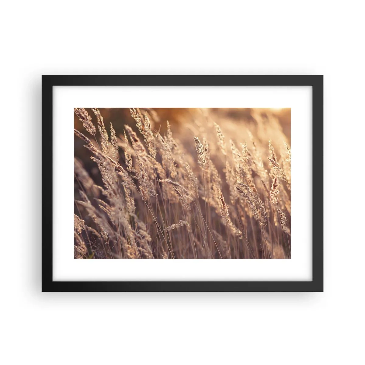 Póster en marco negro - Listos para dar la bienvenida al otoño - 40x30 cm