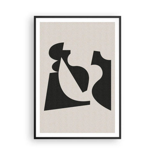 Póster en marco negro - Para automontaje - 70x100 cm