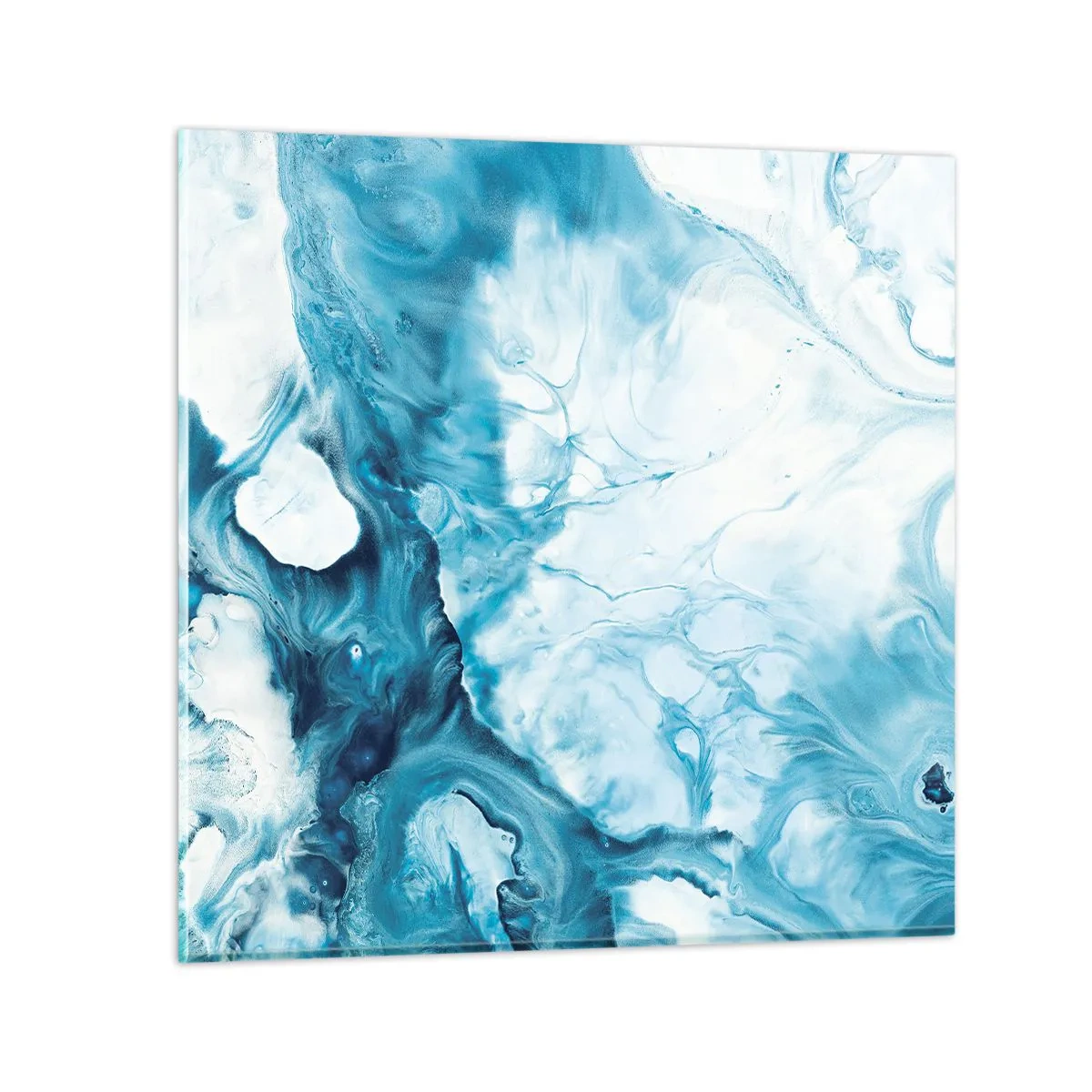 Cuadro sobre vidrio - Impresiones sobre Vidrio - Un concierto azul - 30x30 cm