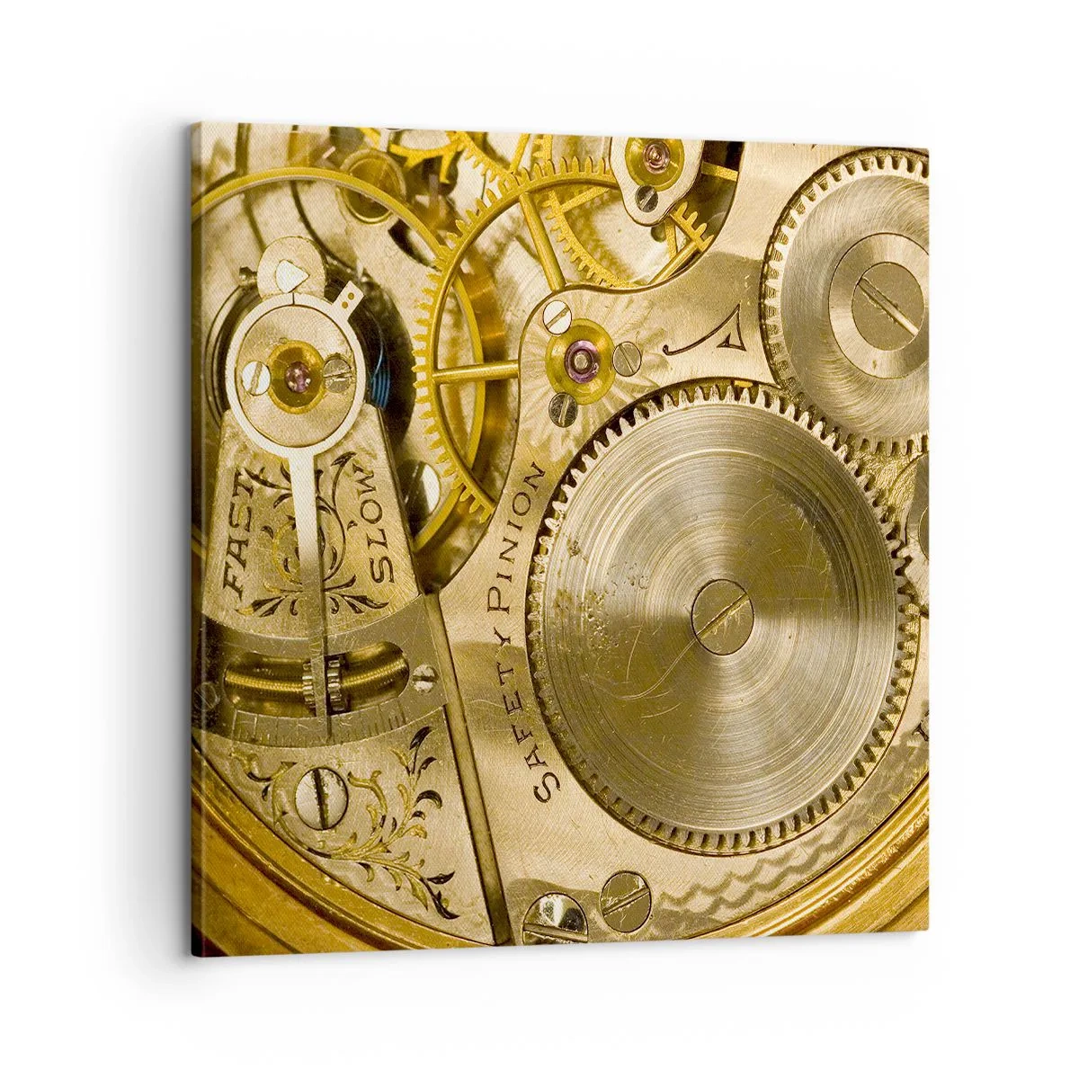 Cuadro sobre lienzo - Impresión de Imagen - Siga el ritmo de los tiempos - 60x60 cm