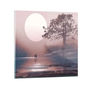 Cuadro sobre vidrio - Impresiones sobre Vidrio - Rarezas nocturnas - 30x30 cm