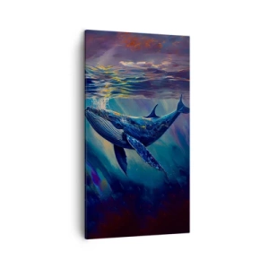 Cuadro sobre lienzo - Impresión de Imagen - Bienvenidos a mi mundo - 45x80 cm