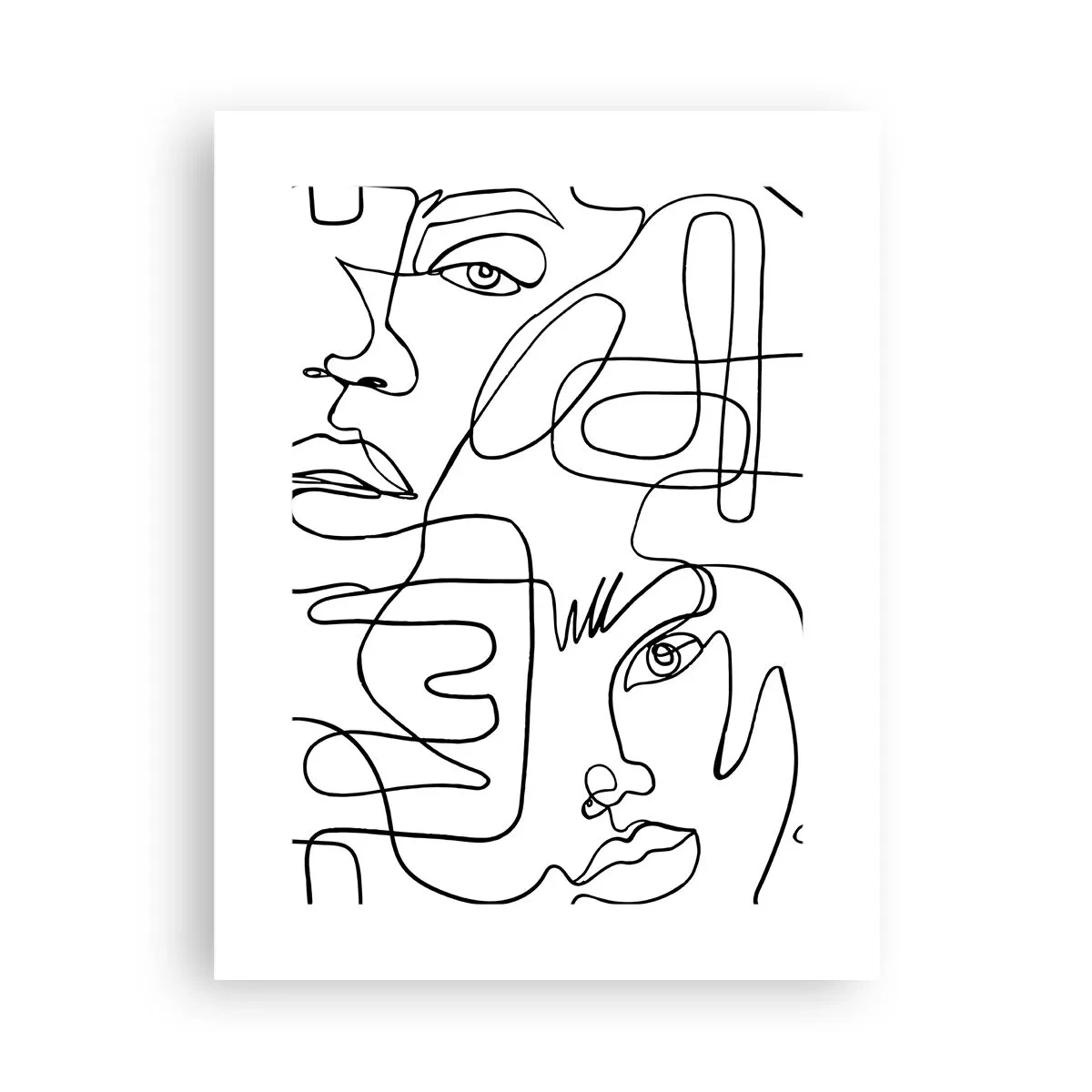 Póster - Entre emociones enredadas - 30x40 cm