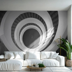 Fotomural Standard Eco - Hacia el origen - Pedazo, Abstracción, Escalera de caracol - 500x350 cm