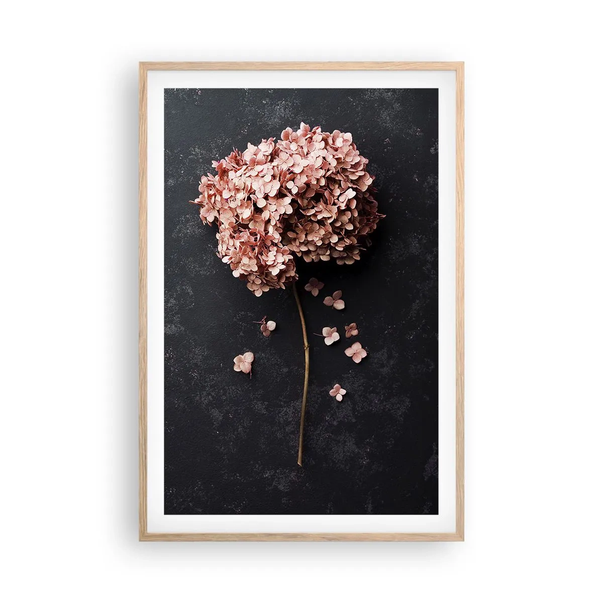 Póster en marco roble claro - Un signo verdaderamente romántico - 61x91 cm