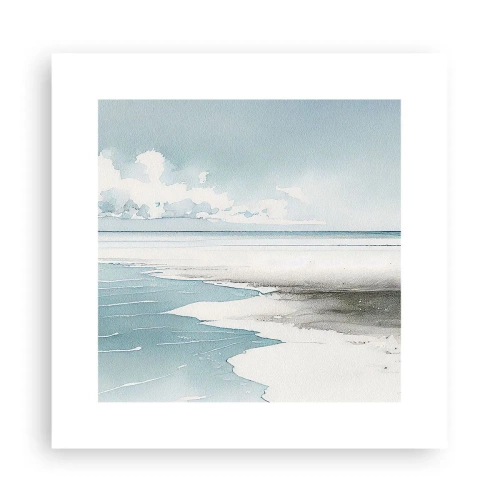 Póster - Suave marea otoñal - 30x30 cm