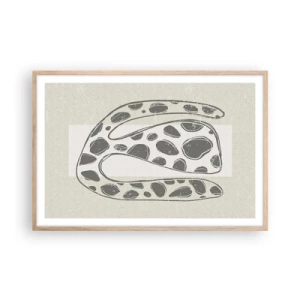 Póster en marco roble claro - Una criatura extraña - 91x61 cm