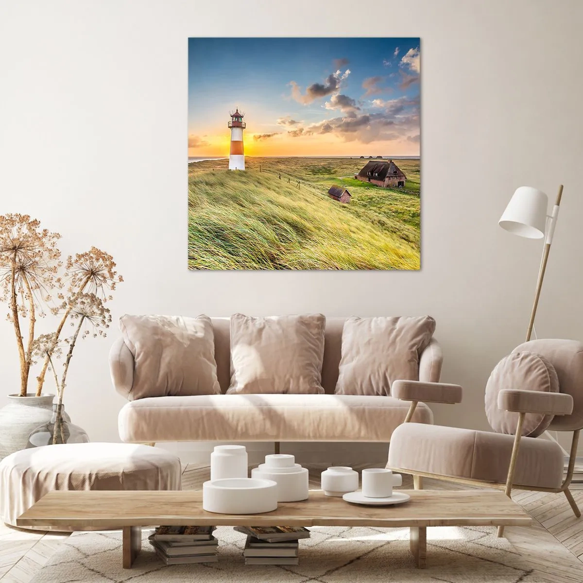 Cuadro sobre lienzo - Impresión de Imagen - Entre las olas - 50x50 cm