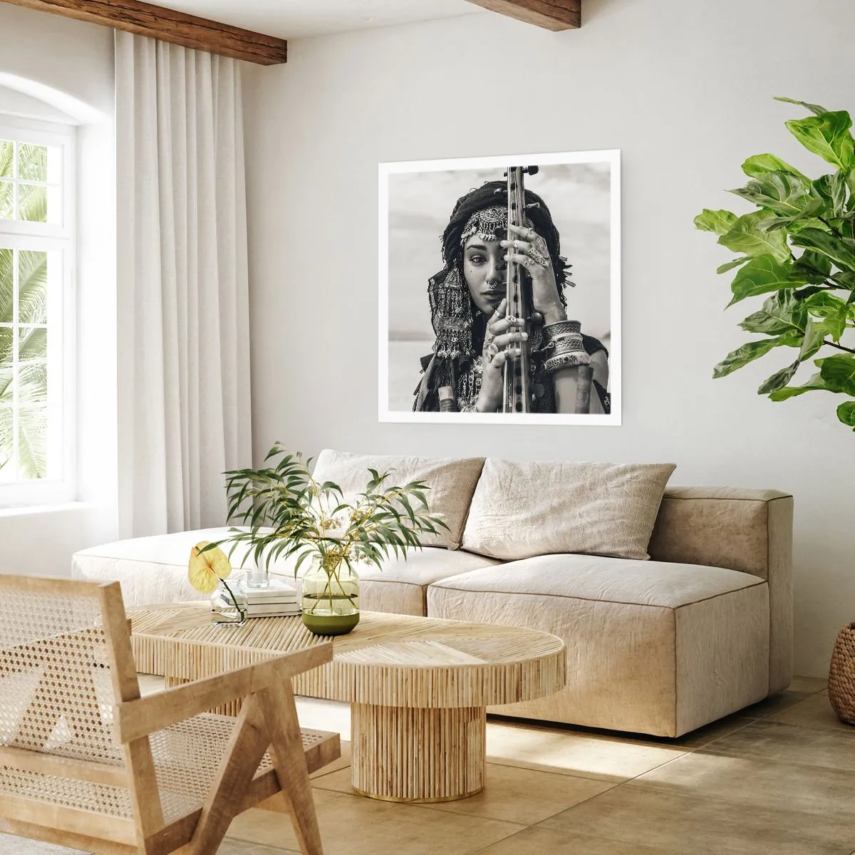 Póster - La música propia de Oriente - 50x50 cm