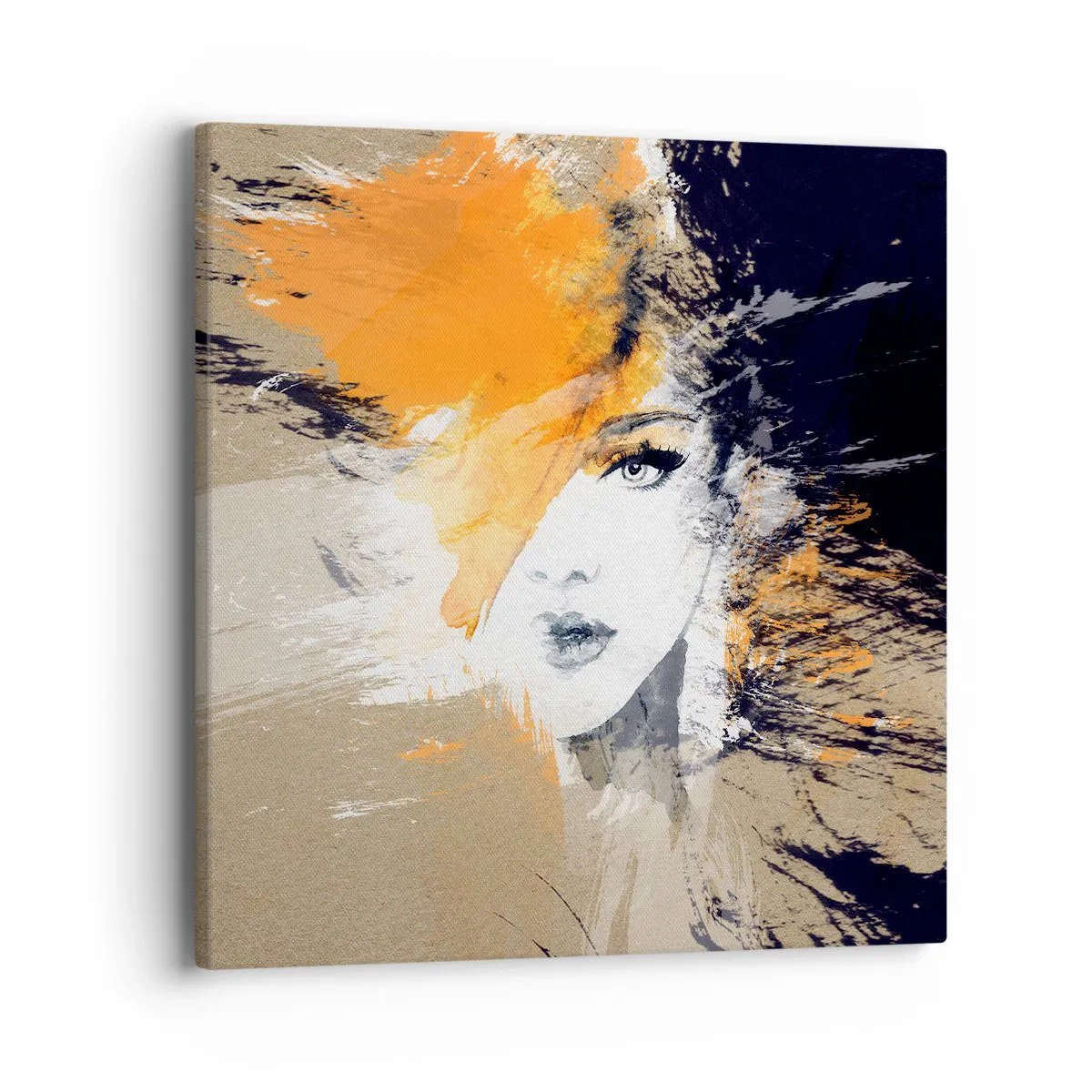 Cuadro sobre lienzo - Impresión de Imagen - Y se convierte en luz - 40x40 cm