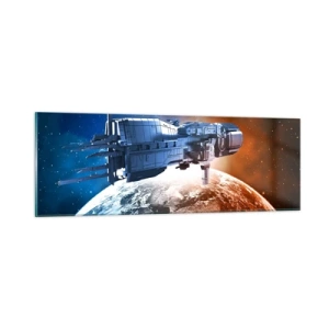 Cuadro sobre vidrio - Impresiones sobre Vidrio - Un observador atento - 90x30 cm